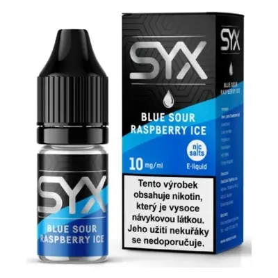 e-liquid SYX NS Blue Sour Raspberry Ice 10ml Obsah nikotinu: 10 mg