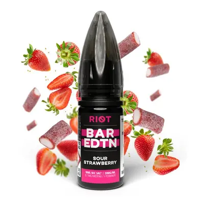 Riot Labs E-liquid Riot BAR EDTN Salt 10ml: Sour Strawberry (Kyselá jahoda) Nikotin: 20 mg/ml