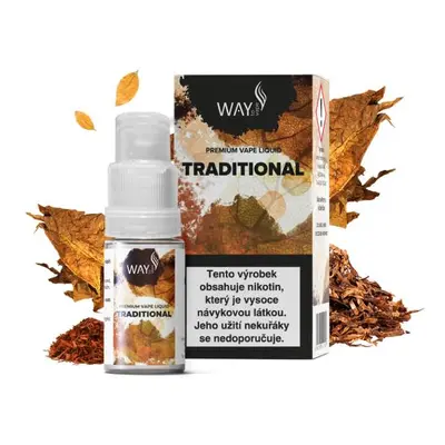 E-liquid Way To Vape Traditional 10ml Obsah nikotinu: 6mg