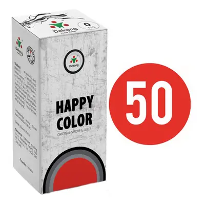 E-liquid Dekang Fifty Happy Color, 10ml Obsah nikotinu: 0 mg