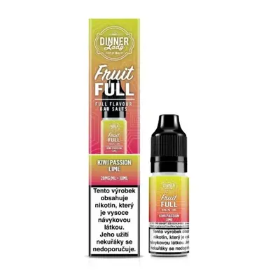 e-liquid Dinner Lady Bar Salts Fruit - FULL Kiwi Passion Lime (Exotický mix) 10ml 20mg