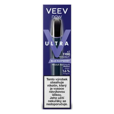 VEEV NOW ULTRA jednorázová ecigareta - Blue Raspberry (Borůvka, malina) 18mg