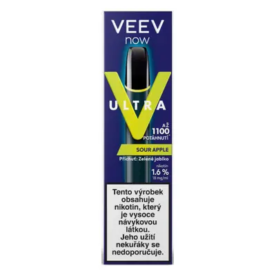 VEEV NOW ULTRA jednorázová ecigareta - Sour Apple (Kyselé jablko) 18mg