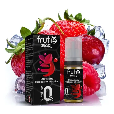 Frutie BAR - Strawberry, Raspberry, Cherry Ice (Chladivá ovocná směs) 10ml Obsah nikotinu: 0 mg