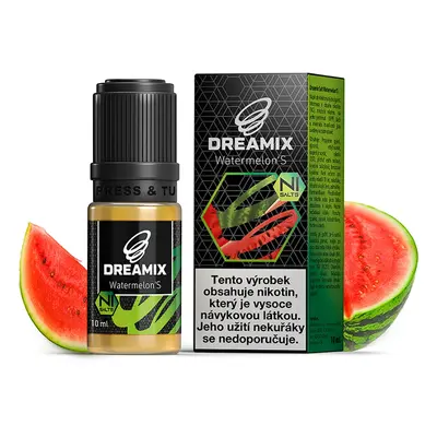 Dreamix SALT - Watermelon (Vodní meloun) 10ml Obsah nikotinu: 10 mg