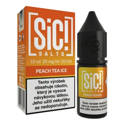 e-liquid Sic! Salts - Peach Tea Ice (Ledový broskvový čaj) 20mg 10ml