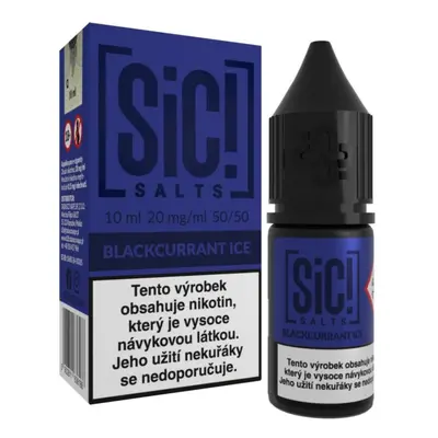 e-liquid Sic! Salts - Blackcurrant Ice (Ledový černý rybíz) 20mg 10ml