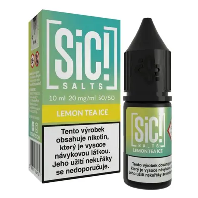 e-liquid Sic! Salts - Lemon Tea Ice (Ledový citronový čaj) 20mg 10ml