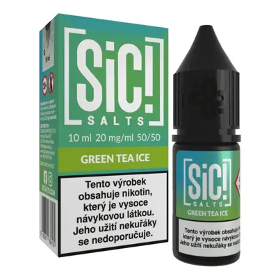 e-liquid Sic! Salts - Green Tea Ice (Ledový zelený čaj) 20mg 10ml