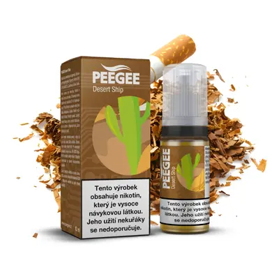 e-liquid PEEGEE - Desert Ship (Virginský tabák) 10ml Obsah nikotinu: 6 mg