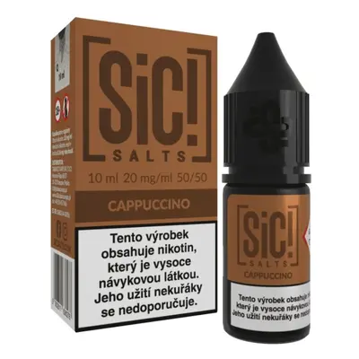 e-liquid Sic! Salts - Cappuccino (Krémové cappuccino) 20mg 10ml