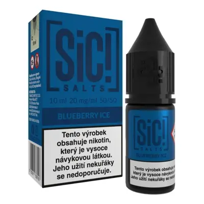 e-liquid Sic! Salts - Blueberry Ice (Ledové borůvky) 20mg 10ml