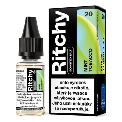 Ritchy Salt - Mint Tobacco (Mátový tabák) 10ml Obsah nikotinu: 20 mg