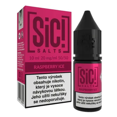 e-liquid Sic! Salts - Raspberry Ice (Ledová malina) 20mg 10ml