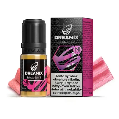 Dreamix SALT - Bubble Gum (Žvýkačka) 10ml Obsah nikotinu: 10 mg