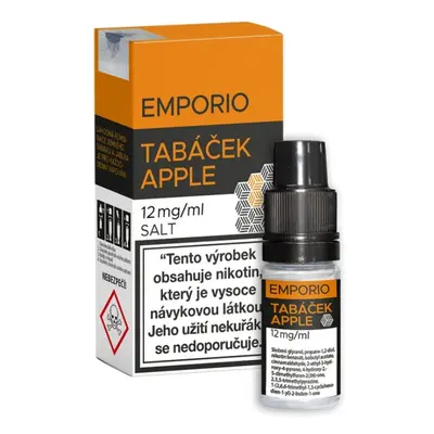 e-liquid EMPORIO Nic Salt Tabáček Apple 10ml Obsah nikotinu: 12 mg