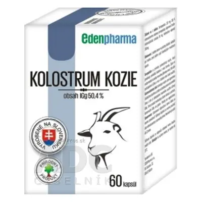 BENEVIT, s.r.o. EDENPharma KOLOSTRUM KOZÍ cps 1x60 ks 60 ks