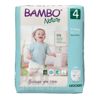 ABENA A/S BAMBI PANTS 4 (7-14 kg) plenkové kalhotky navlékací, savost 800 ml, 1x20 ks 800ml