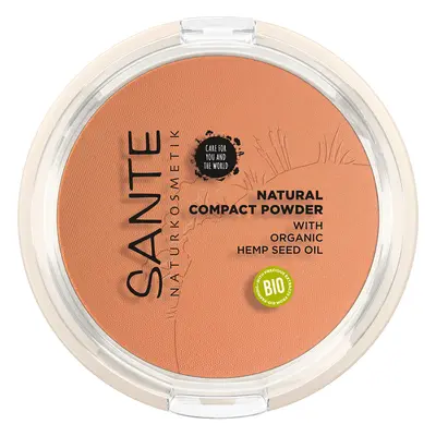 Sante Kompaktní pudr s konopným olejem - 9g - 02 Neutral Beige 9g