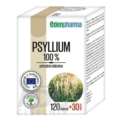 EDENPharma, s.r.o. EDENPharma PSYLLIUM cps 120 + 30 zdarma (150 ks) 150 ks