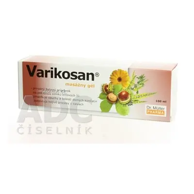 Dr. Müller Pharma s.r.o. Dr. Müller VARIKOSAN masážní gel 1x100 ml 100 ml