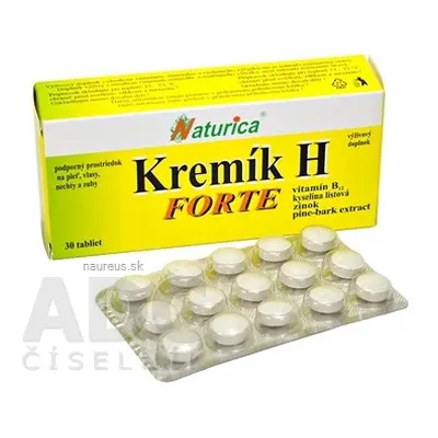 PharmTurica s.r.o. Naturica Křemík H FORTE tbl 1x30 ks 30 ks