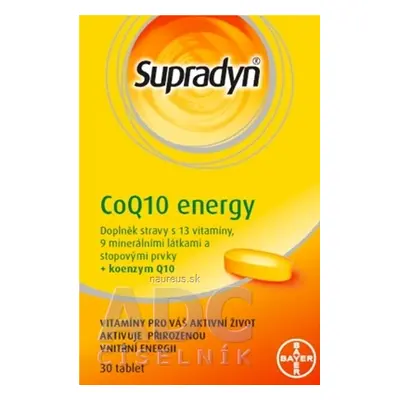 Delpharm Gaillard Supradyn CoQ10 Energy tbl 1x30 ks 30 ks