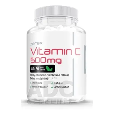 Active life Inv. s.r.o. Zerex Vitamin C 500 mg tbl s postupným uvolňováním 1x100 ks