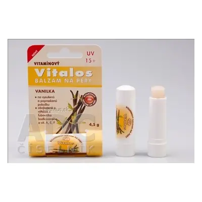 Vitalos s.r.o. VITALOS Balzám na rty vanilka SPF 15 vitamínový 1x1 ks