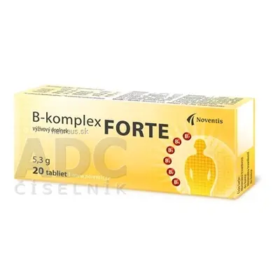 Noventis s.r.o. Noventis B-komplex FORTE tbl 1x20 ks 20 ks