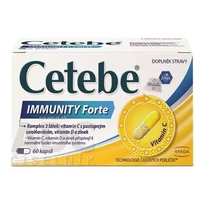 Omega Pharma manufacturing Verwaltungs GmbH Cetebe Immunity Forte cps 1x60 ks