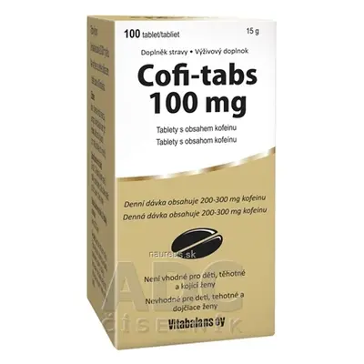 Vitabalans Oy Vitabalans Cofi-tabs tbl 1x100 ks 100 ks