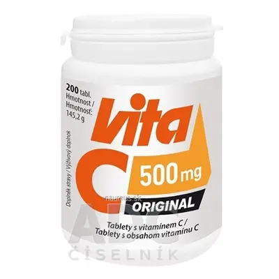 Vitabalans Oy Vitabalans Vita C 500 mg ORIGINAL tbl 1x200 ks