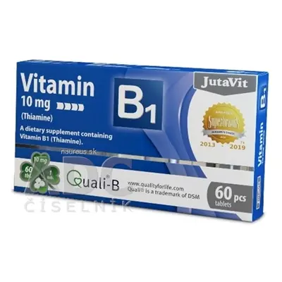 JuvaPharma Kft. JutaVit Vitamin B1 10 mg tbl 1x60 ks 10mg