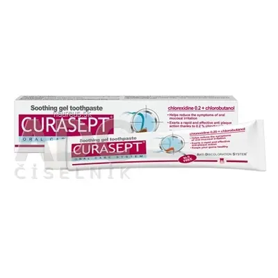 CURASEPT S.p.A. CURASEPT ADS SOOTHING Zubní pasta 1x75 ml 75ml