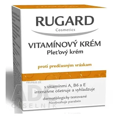 Dr. B. Scheffler Nachf. GmbH Rugard vitamínový KRÉM proti předčasným vráskám, bez parabenů, 1x50