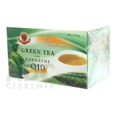 HERBEX spol. s r.o. HERBEX Premium GREEN TEA S Q10 zelený čaj 20x1,5 g (30 g) 20 ks