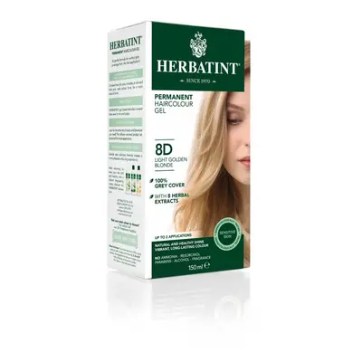 HERBATINT HERBATINT 8D světle zlatavá blond permanentní barva na vlasy 150 ml