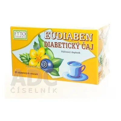 FYTOPHARMA, a.s. FYTO EUDIABEN diabetické ČAJ 20x1 g (20 g) 20 x 1 g