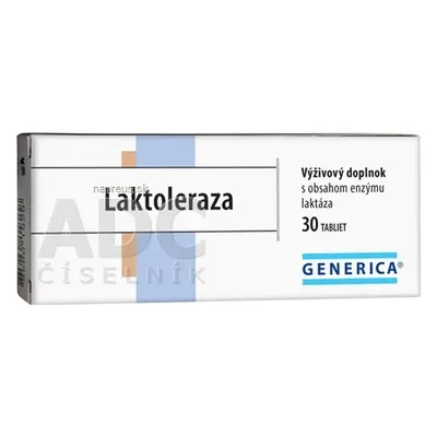 GENERICA spol. s r.o. GENERICA Laktoleraza tbl 1x30 ks 30 ks