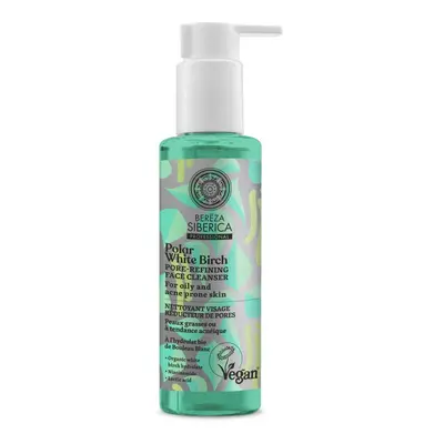 Natura Siberica Polární bílá bříza - Čistící gel na obličej, který zjemňuje póry 145 ml