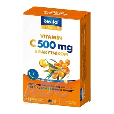 VITAR s.r.o. Revital PREMIUM VITAMIN C 500 mg S rakytníkem cps 1x60 ks 60 ks