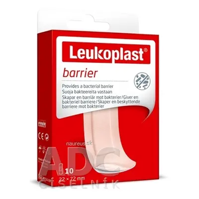 BSN Medical GmbH LEUKOPLAST BARRIER náplast na rány, 22x72 mm (inov.2020/2021) 1x10 ks