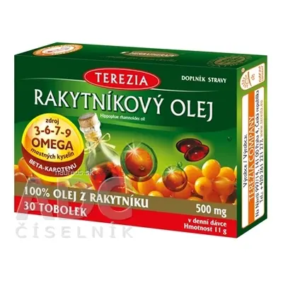 TEREZIA COMPANY s.r.o. TEREZIA RAKYTNÍKOVÝ OLEJ cps 1x30 ks 30 ks