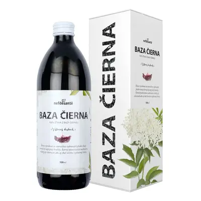 Nefdesante ČERNÝ BEZ (100% šťáva z černého bezu s přídavkem vitamínu C 500 ml) 500 ml