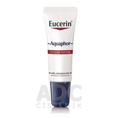 BEIERSDORF AG Eucerin Aquaphor SOS LIP Repair balzám na rty 1x10 ml 10ml