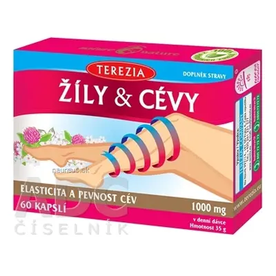 TEREZIA COMPANY s.r.o. TEREZIA ŽÍLY & CÉVY cps 1x60 ks 60 ks