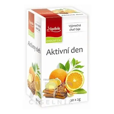 MEDIATE s.r.o. APOTHEKE PREMIER SELECTION ČAJ AKTIVNÍ DEN 20x2 g (40 g) 20 x 2 g