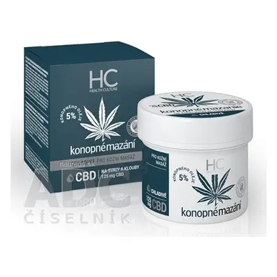 MedicProgress, a.s. Health Culture Konopné mazání chladivé s CBD krém 1x125 ml 125ml