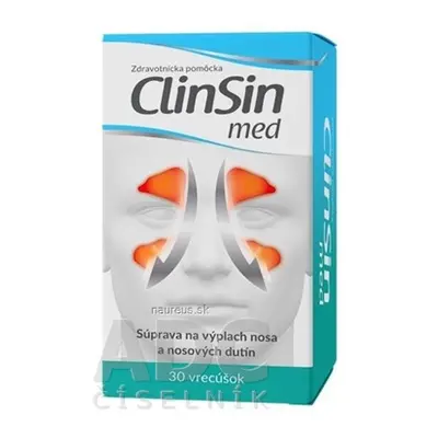 Natur Produkt Pharma S.p. Z o.o. CLIN SIN med na výplach nosu, sáčky 1x30 ks 30 ks